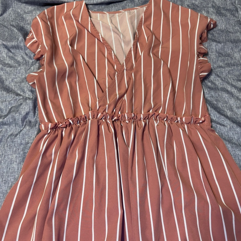 Striped V-Neck Shirt